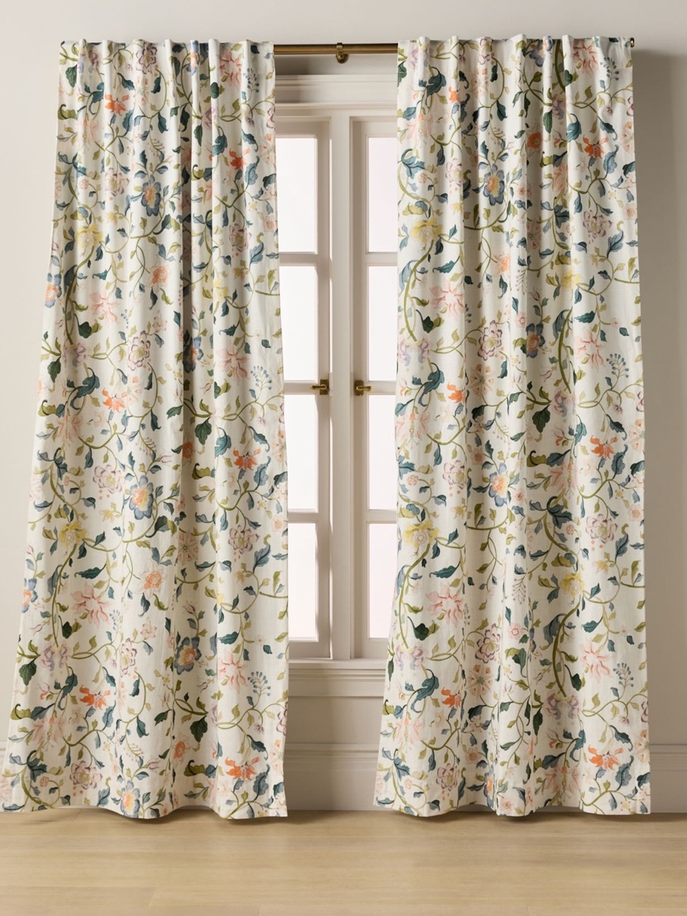 Anthropologie Organic Cotton Hattie Curtain Set